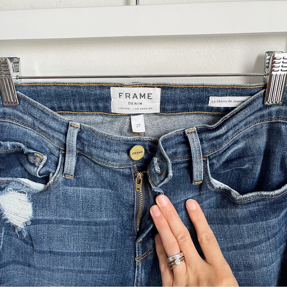 🎉SALE🎉 Frame Le Skinny de Jeanne Crop in Roberts - Picture 8 of 10